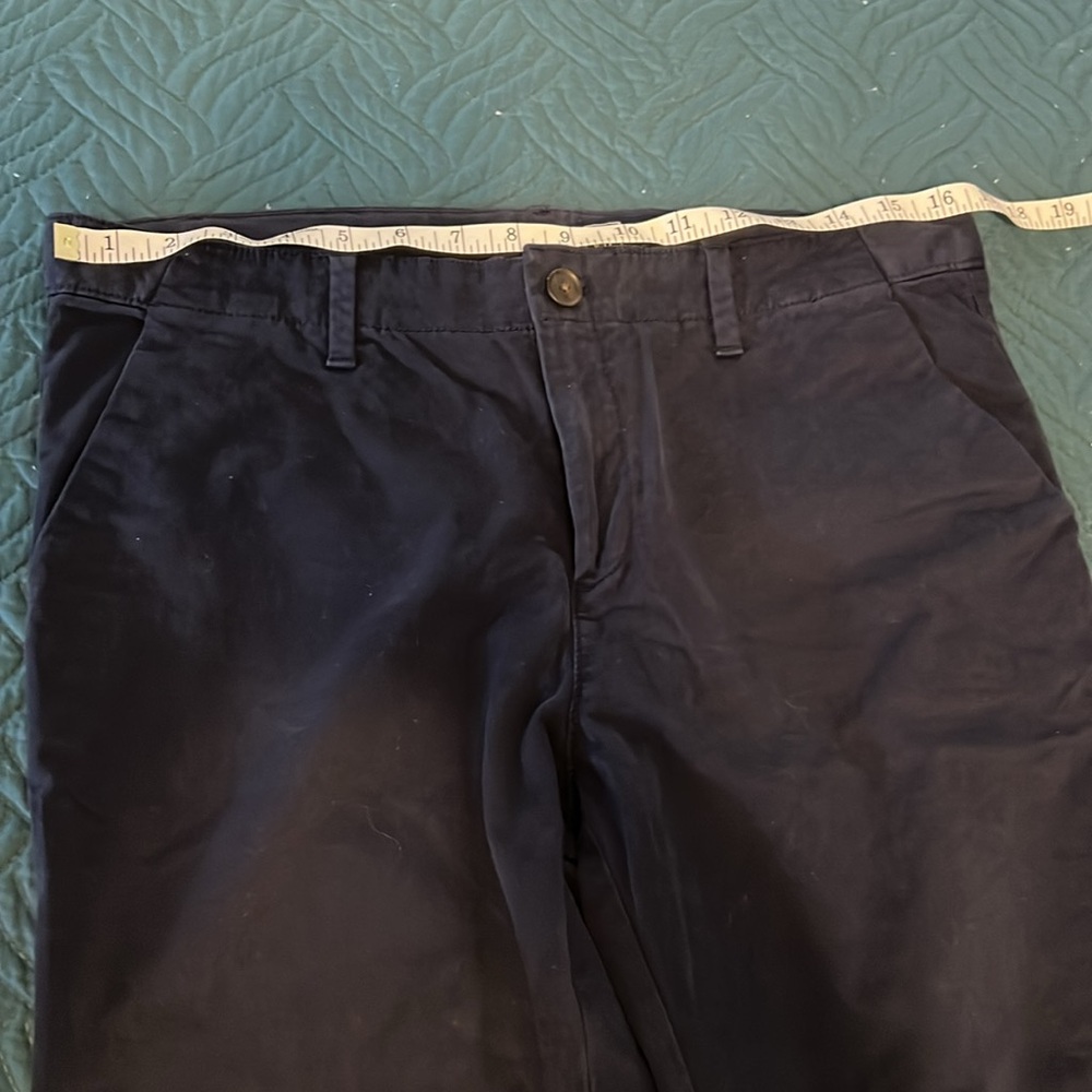 Gap Straight Leg Navy Pants Size 8, EUC - Picture 4 of 9